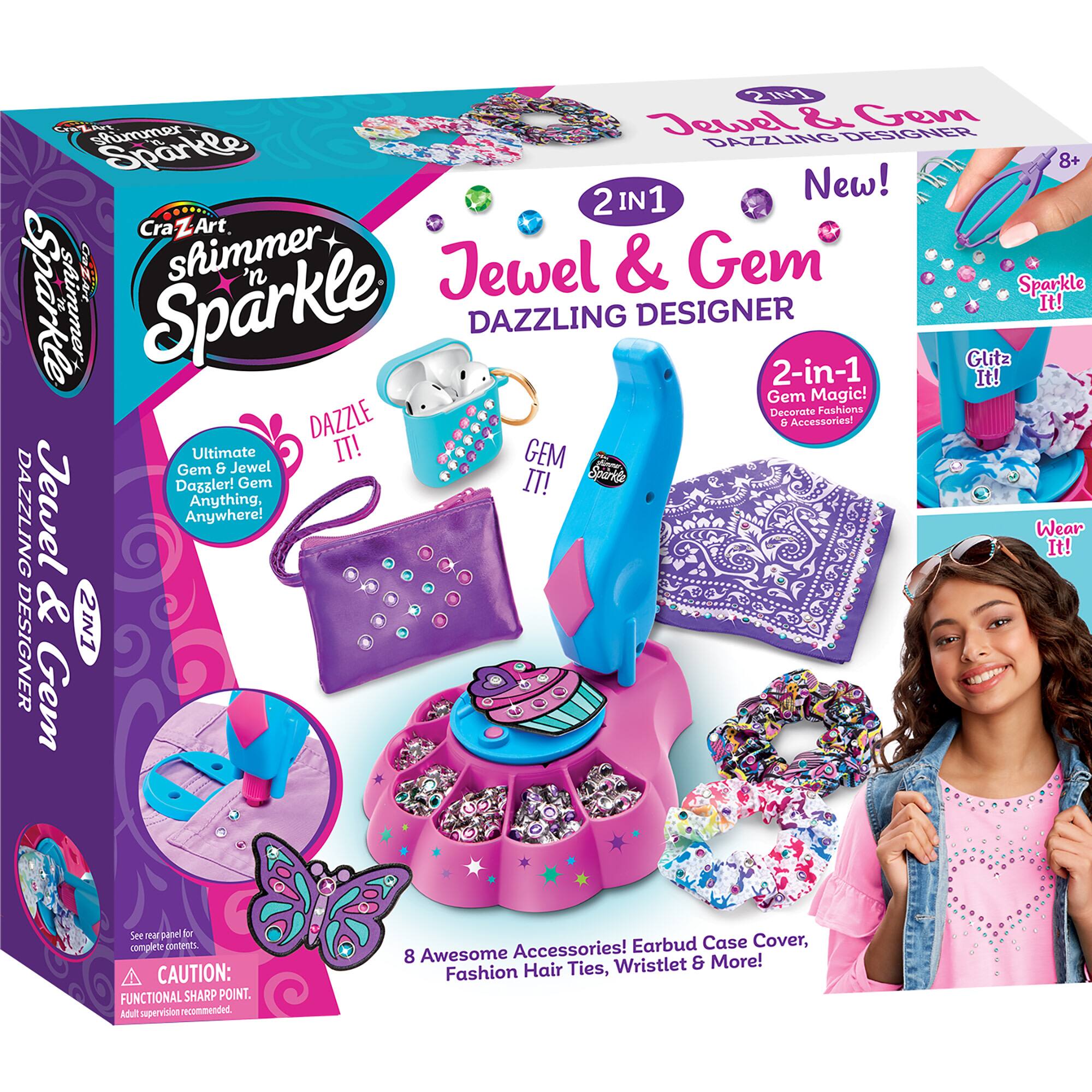 Cra-Z-Art® Shimmer 'n Sparkle 2-in-1 Jewel & Gem Dazzling Designer